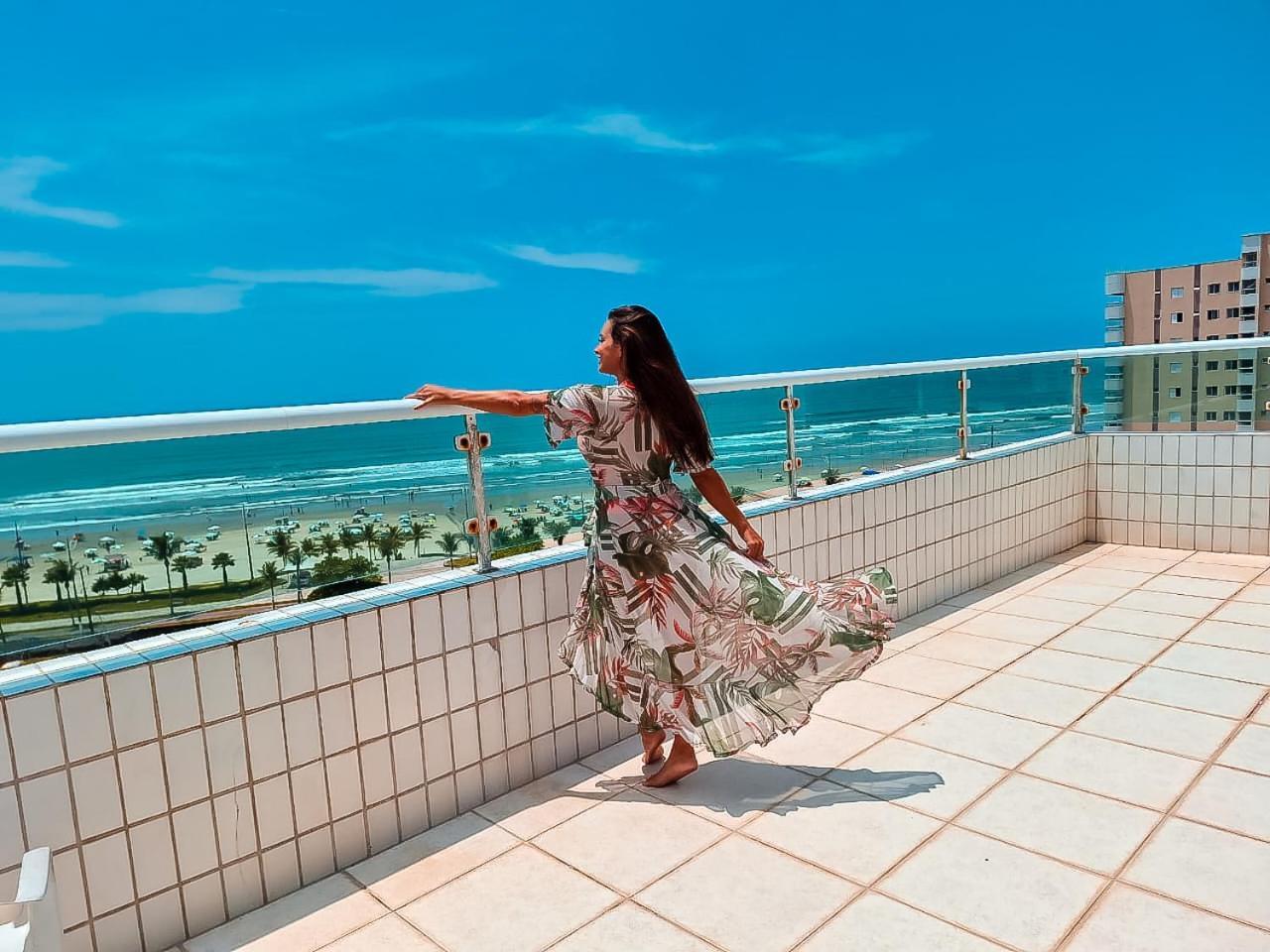 Cobertura Em Frente A Praia Praia Grande  Exterior foto